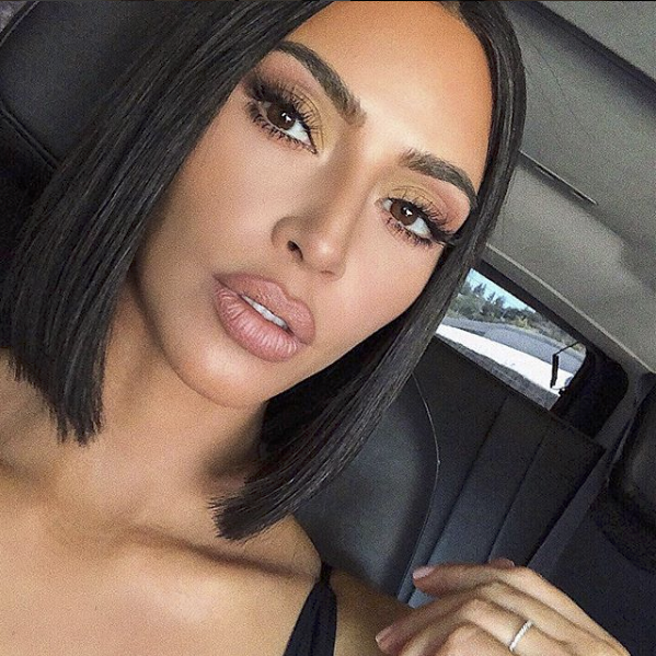 Kim Kardashian's Bob Focus on Hair